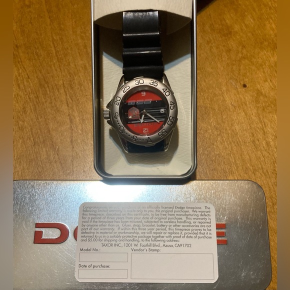 NWT Men’s Dodge Ram Water Resistant Watch - Picture 3 of 8